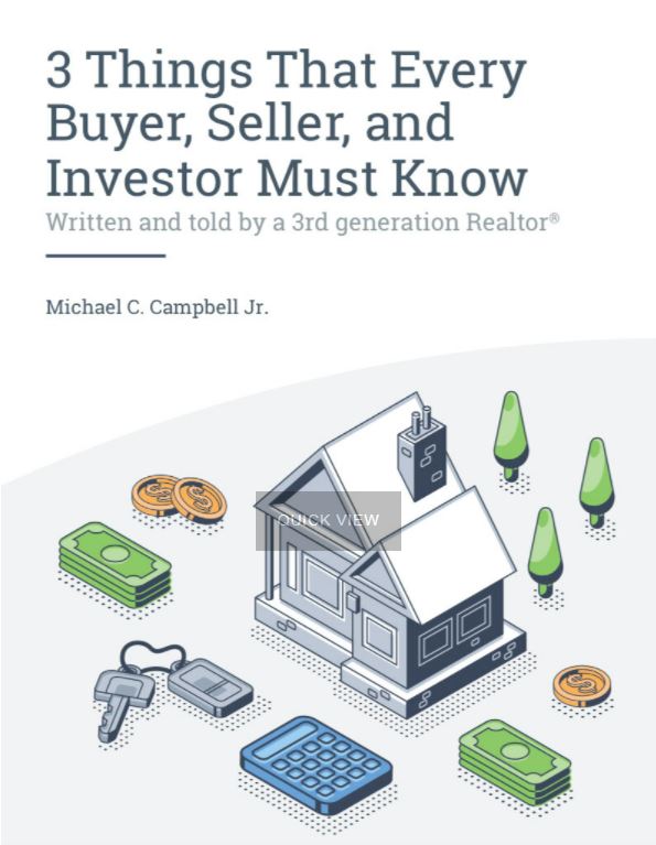 Portfolio book: 3 Things that every buyer, seller and investor must know